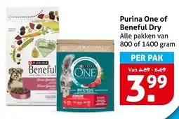 Hoogvliet Purina one of beneful dry aanbieding