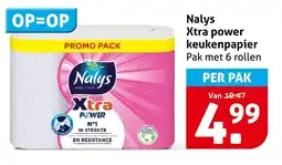 Hoogvliet Nalys Xtra power keukenpapier aanbieding
