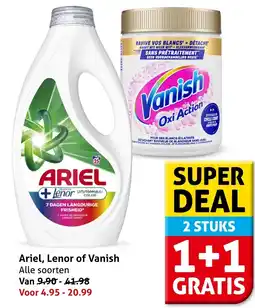 Hoogvliet Ariel, Lenor of Vanish aanbieding