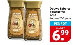 Hoogvliet Douwe egberts oploskoffie gold aanbieding