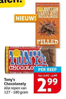 Hoogvliet Tony's Chocolonely aanbieding