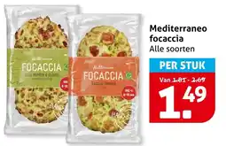 Hoogvliet Mediterraneo focaccia aanbieding