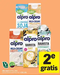 Albert Heijn Alle Alpro 0.75-1 liter aanbieding