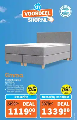 Albert Heijn Єmma Original boxspring combideal aanbieding