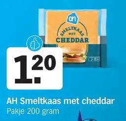 Albert Heijn AH Smeltkaas met cheddar aanbieding