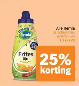 Albert Heijn Alle Remia aanbieding