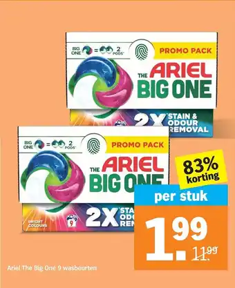 Ariel The Big One 9 wasbeurten