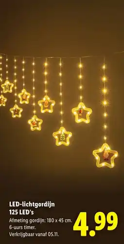 Lidl LED-lichtgordijn aanbieding