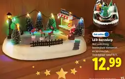 Lidl LED-kerstdorp aanbieding