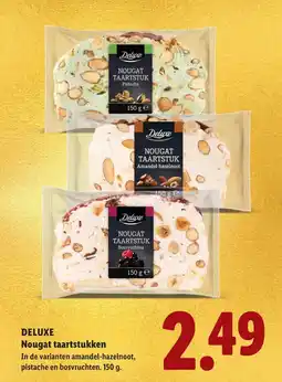 Lidl Deluxe Nougat taartstukken aanbieding