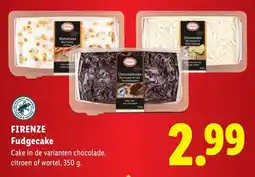 Lidl Firenze Fudgecake aanbieding