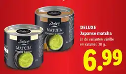 Lidl Deluxe Japanese matcha aanbieding