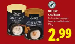 Lidl Deluxe Chai Latte aanbieding