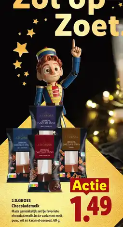Lidl J.D.GROSS Chocolademelk aanbieding