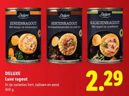 Lidl Deluxe Luxe ragout aanbieding