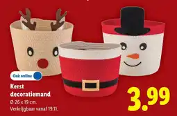 Lidl Kerst decoratiemand aanbieding