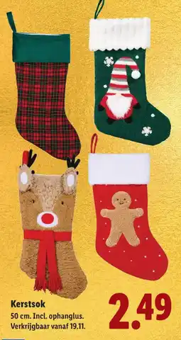 Lidl Kerstsok aanbieding