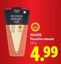 Lidl Deluxe Pecorino romano aanbieding