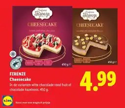 Lidl Firenze Cheesecake aanbieding