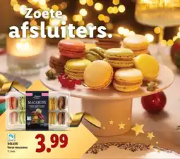 Lidl Deluxe Verse macarons aanbieding