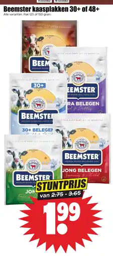 Dirk Beemster kaasplakken 30+ of 48+ aanbieding