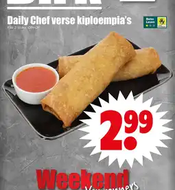 Dirk Daily Chef verse kiploempia's aanbieding