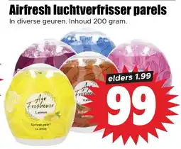 Dirk Airfresh luchtverfrisser parels aanbieding
