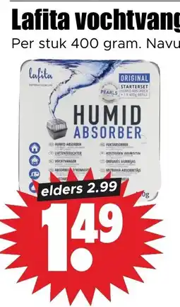 Dirk Lafita vochtvanger aanbieding