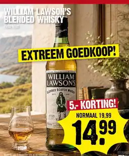 Super Dirck 3 William lawson's blended whisky aanbieding