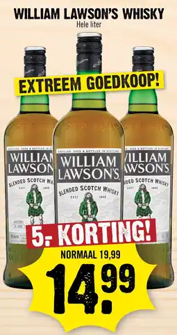 Dirk WILLIAM LAWSON'S WHISKY aanbieding