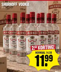 Super Dirck 3 Smirnoff Vodka aanbieding