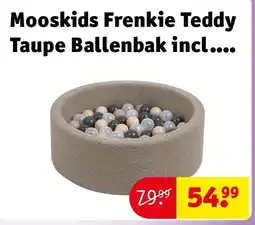 Kruidvat Mooskids Frenkie Teddy Taupe Ballenbak incl. 200 ballen aanbieding
