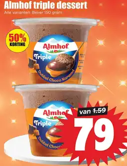 Dirk Almhof triple dessert aanbieding