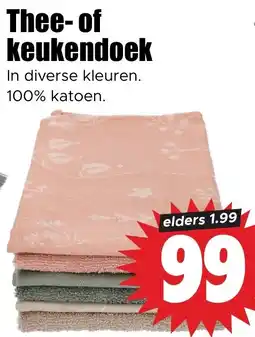 Dirk Thee- of keukendoek aanbieding