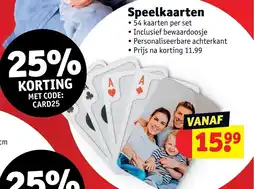 Kruidvat Speelkaarten aanbieding