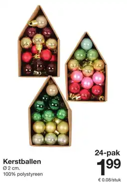 Zeeman Kerstballen aanbieding