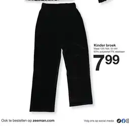 Zeeman zeeman kinder broek aanbieding