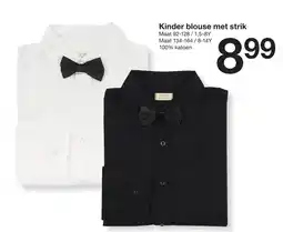 Zeeman ZeeMan kinder blouse met strik aanbieding