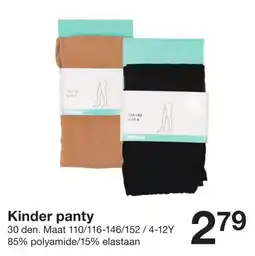 Zeeman Zeeman kinder panty aanbieding