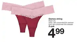 Zeeman Dames string aanbieding