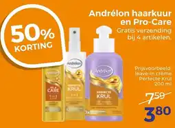 Trekpleister Andrélon haarkuur en Pro-Care aanbieding