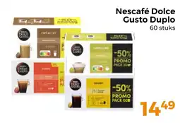Trekpleister Nescafé Dolce Gusto Duplo aanbieding