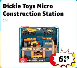 Kruidvat Dickie Toys Micro Construction Station aanbieding