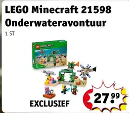 Kruidvat LEGO Minecraft 21598 Onderwateravontuur aanbieding