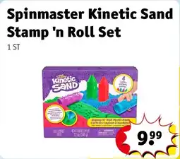 Kruidvat Spinmaster Kinetic Sand Stamp 'n Roll Set aanbieding