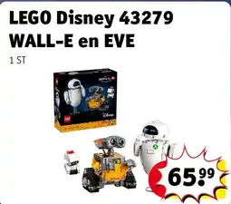 Kruidvat LEGO Disney 43279 WALL-E en EVE aanbieding