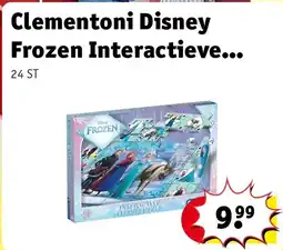 Kruidvat Clementoni Disney Frozen Interactieve Vloerpuzzel aanbieding