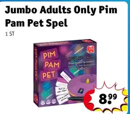 Kruidvat Jumbo Adults Only Pim Pam Pet Spel aanbieding
