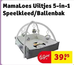 Kruidvat MamaLoes Uiltjes 5-in-1 Speelkleed/Ballenbak aanbieding