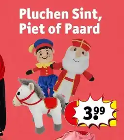 Kruidvat Pluchensint, Piet of Paard aanbieding